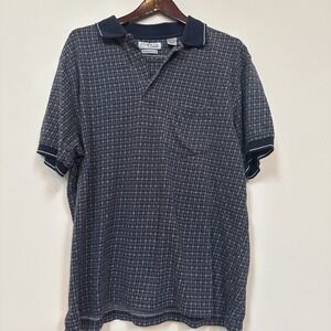 Vintage Penguin Sport Polo Shirt Men's Size XL Geometric Design Golf 90s‎ y2k